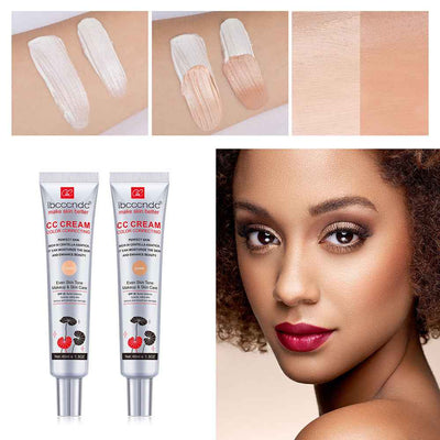 Moisturizing Correcting CC Cream Waterproof Anti-sweat Makeup Before Concealer Lasting Women Makeup Protect Skin Erborian Make - My Store